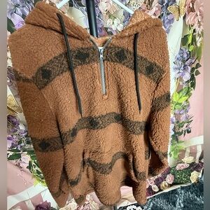 Men's Sherpa Hoodie from Brooklyn Clothing Co, Size Medium NWT